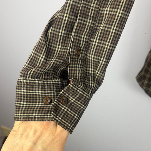 Gant Autumn Oxford Cotton Men’s Plaid Button-Down Long Sleeve Shirt Size Medium - Picture 6 of 13